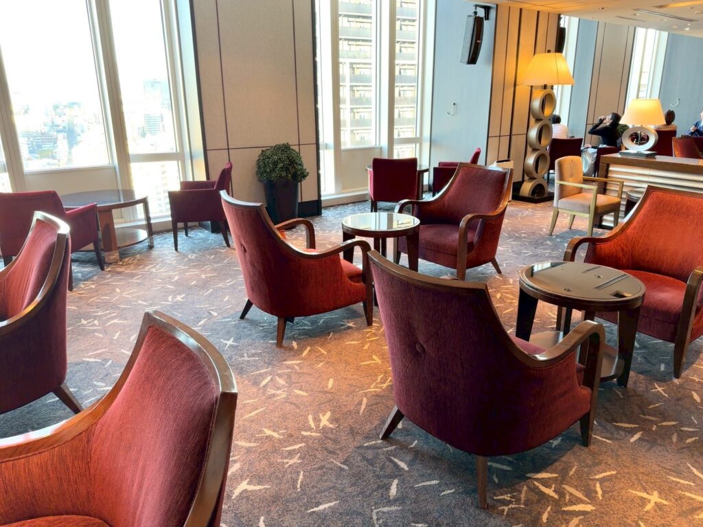 シェラトン都ホテル大阪のクラブラウンジ