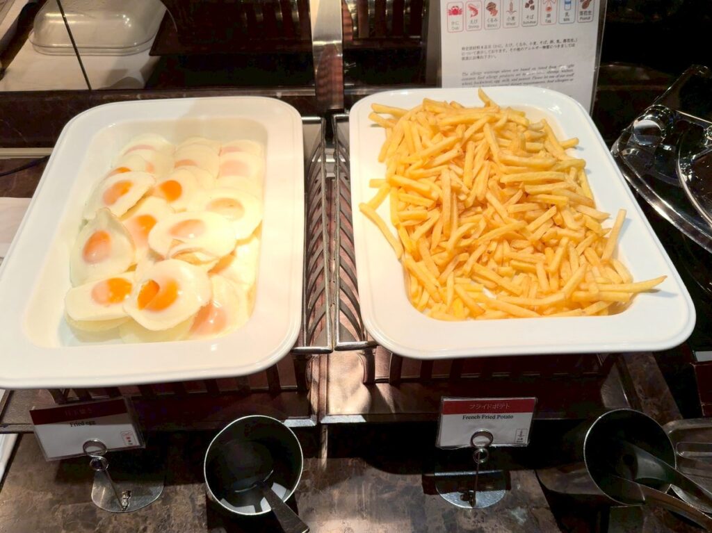 シェラトン都ホテル大阪の朝食レストラン「eu（ゆう）」のメニュー