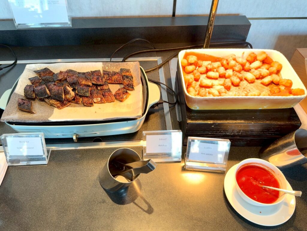 シェラトン都ホテル大阪のクラブラウンジの朝食内容