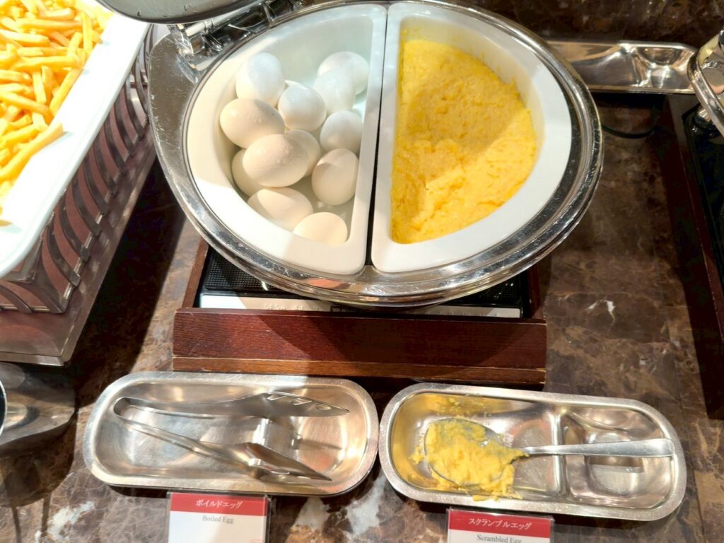 シェラトン都ホテル大阪の朝食レストラン「eu（ゆう）」のメニュー