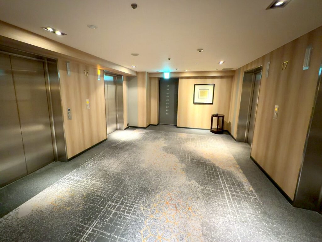 シェラトン都ホテル大阪の客室フロア