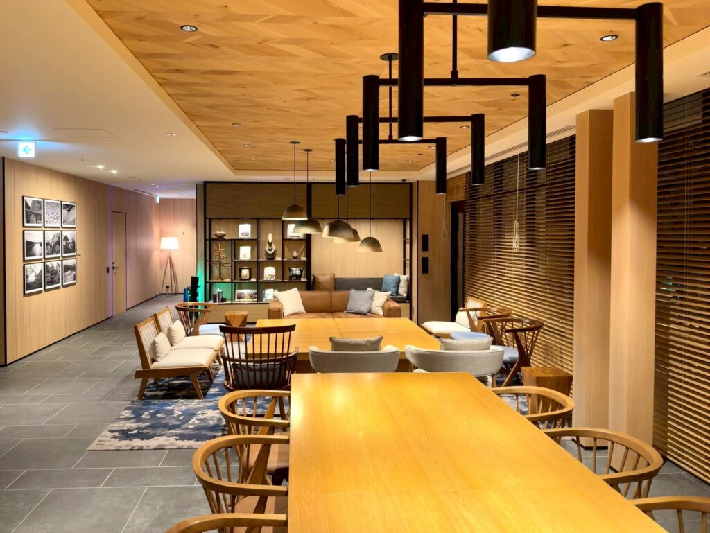 フェアフィールド・バイ・マリオット岡山津山のロビーラウンジ