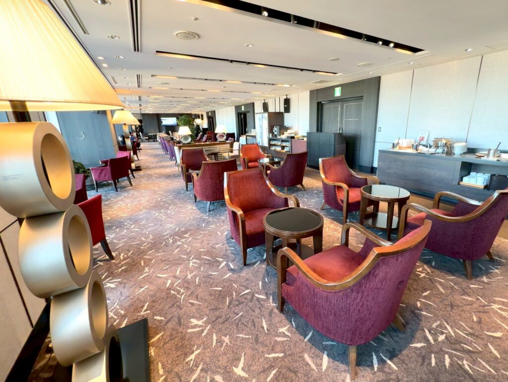 シェラトン都ホテル大阪のクラブラウンジ