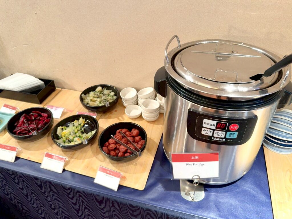 シェラトン都ホテル大阪の朝食レストラン「eu（ゆう）」のメニュー