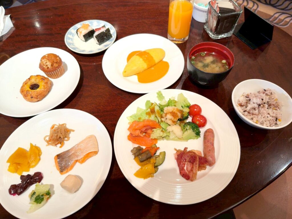 シェラトン都ホテル大阪の朝食レストラン「eu（ゆう）」の食事内容