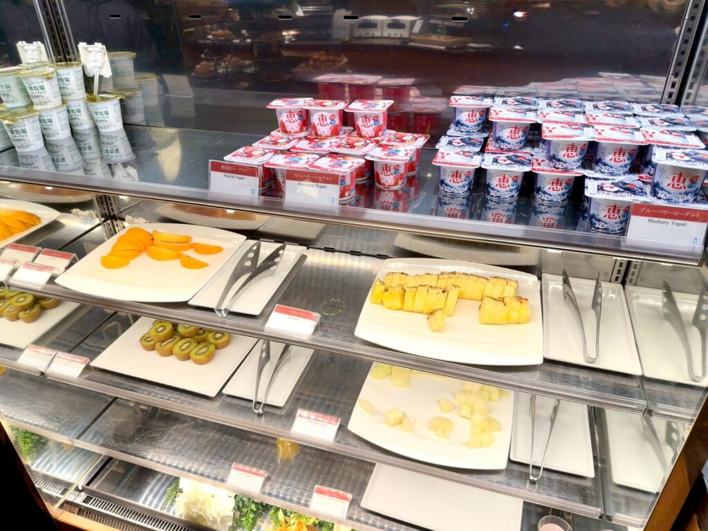 シェラトン都ホテル大阪の朝食レストラン「eu（ゆう）」のメニュー