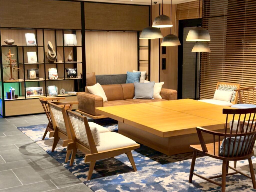 フェアフィールド・バイ・マリオット岡山津山のロビーラウンジ