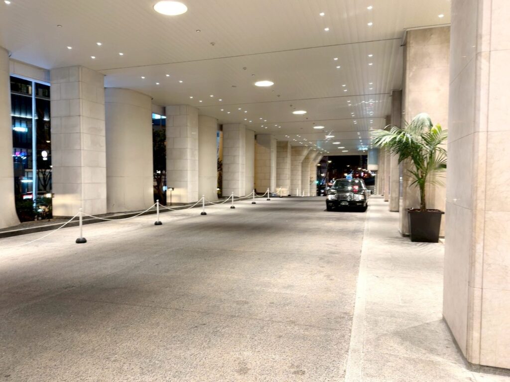 シェラトン都ホテル大阪のロータリー