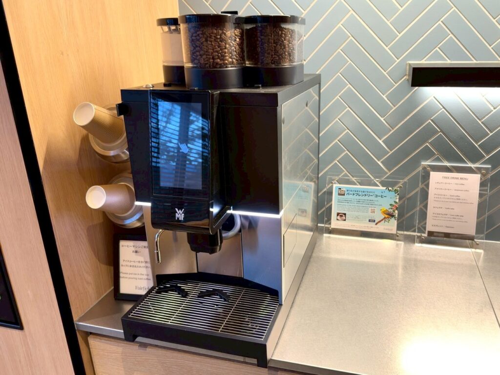 フェアフィールド・バイ・マリオット岡山津山のロビーラウンジの共用スペース