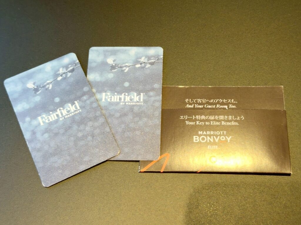 フェアフィールド・バイ・マリオット岡山津山のカードキー
