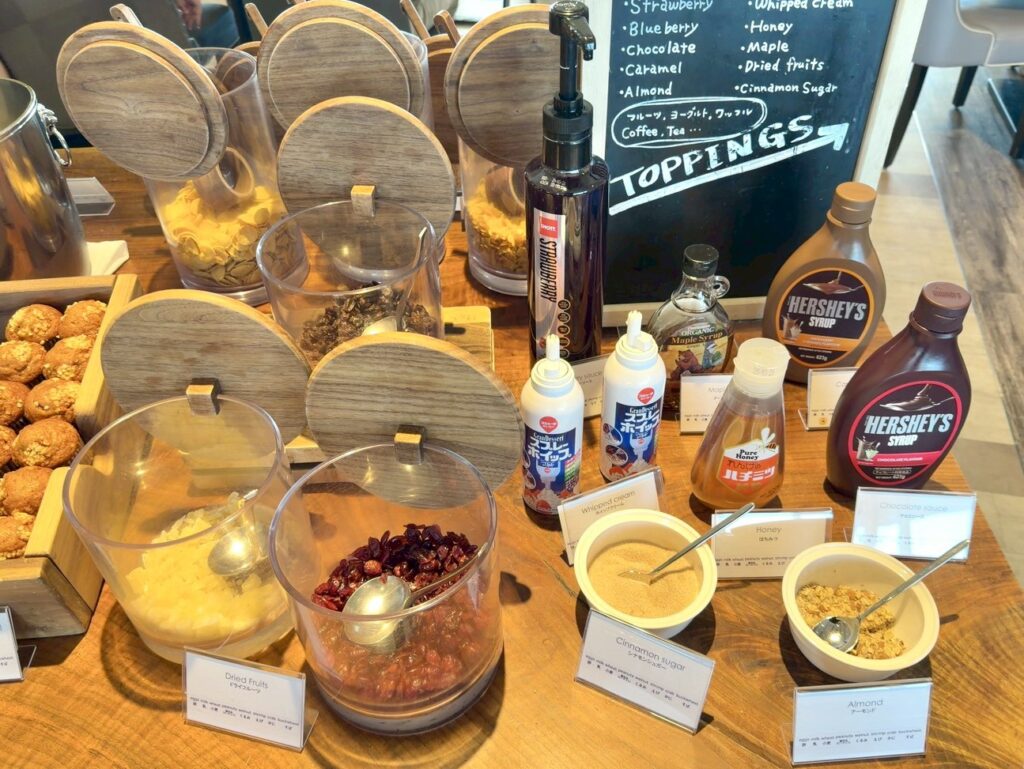 琵琶湖マリオットホテルの朝食レストラン「Grill&Dining G」の朝食ビュッフェ