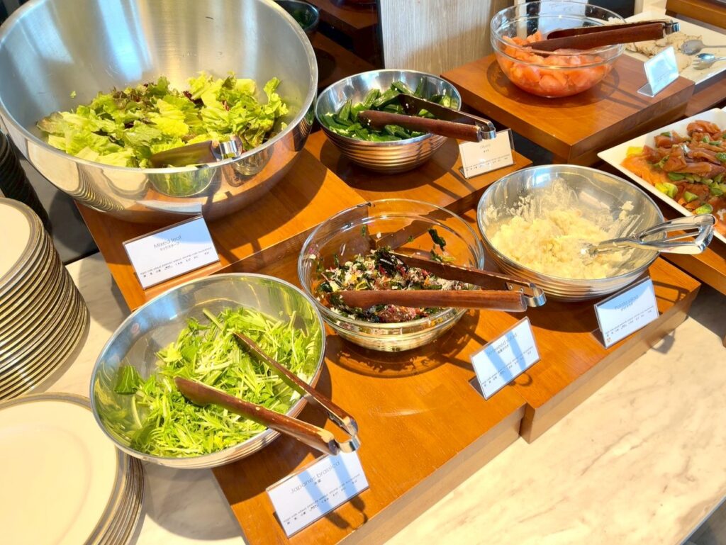 琵琶湖マリオットホテルの朝食レストラン「Grill&Dining G」の朝食ビュッフェ