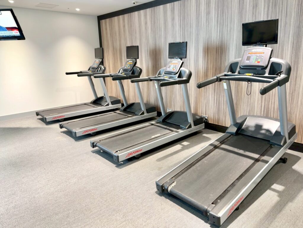 琵琶湖マリオットホテルのフィットネスセンター（ジム）