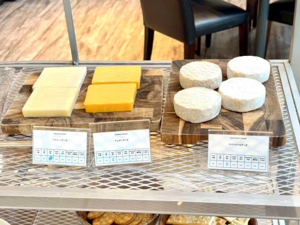 琵琶湖マリオットホテルのクラブラウンジのカクテルタイムの提供内容