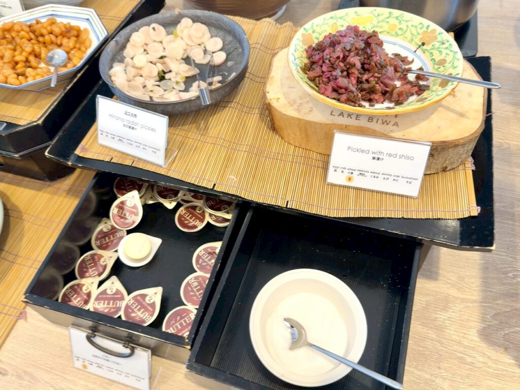 琵琶湖マリオットホテルの朝食レストラン「Grill&Dining G」の朝食ビュッフェ