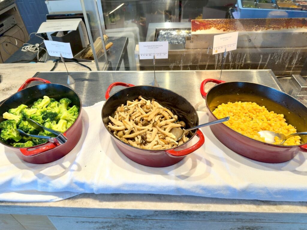 琵琶湖マリオットホテルの朝食レストラン「Grill&Dining G」の朝食ビュッフェ