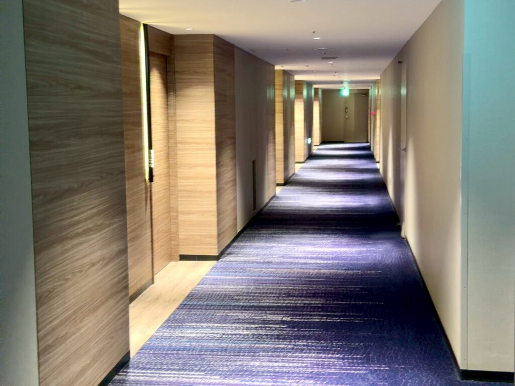 琵琶湖マリオットホテルの客室フロア