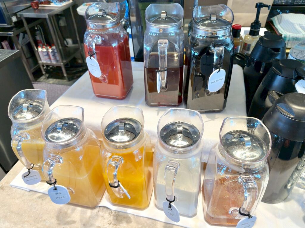 琵琶湖マリオットホテルの朝食レストラン「Grill&Dining G」の朝食ビュッフェ