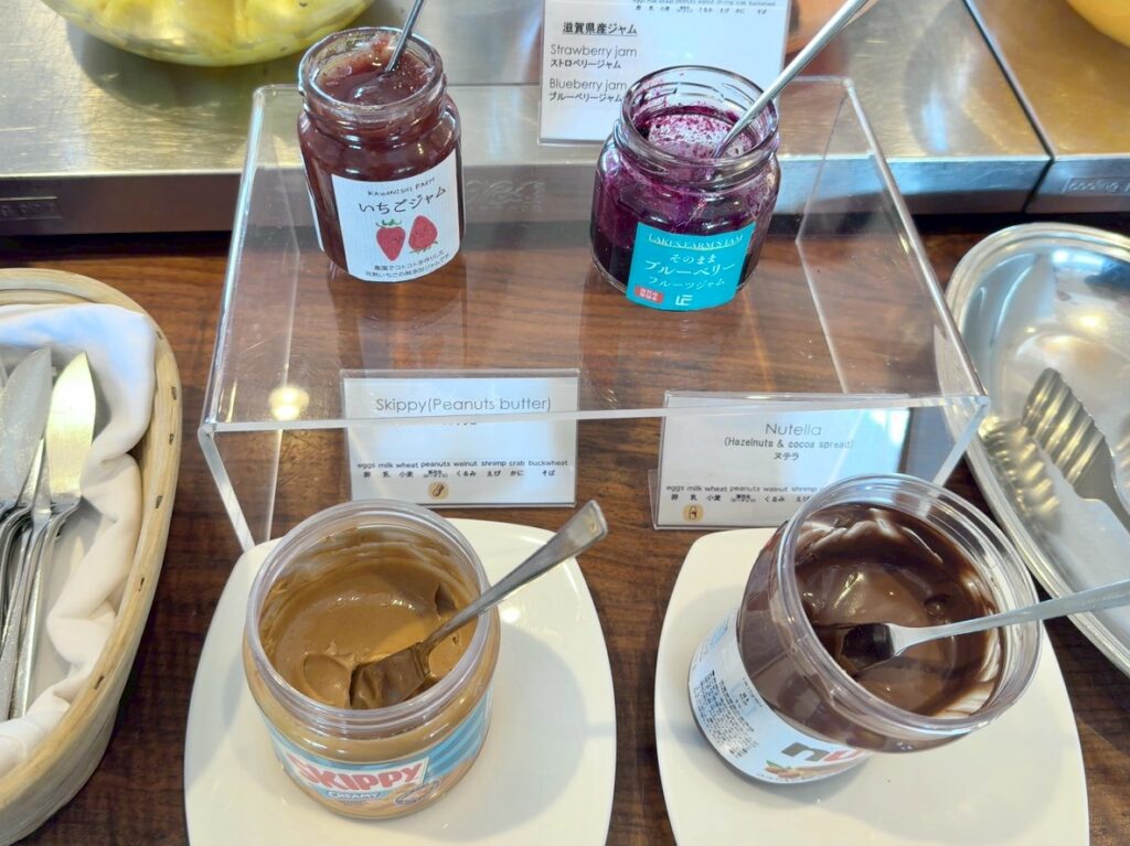 琵琶湖マリオットホテルの朝食レストラン「Grill&Dining G」の朝食ビュッフェ