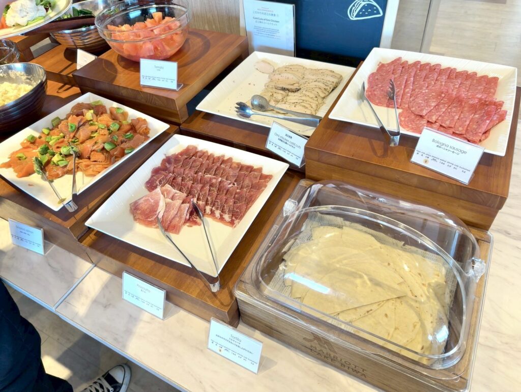 琵琶湖マリオットホテルの朝食レストラン「Grill&Dining G」の朝食ビュッフェ