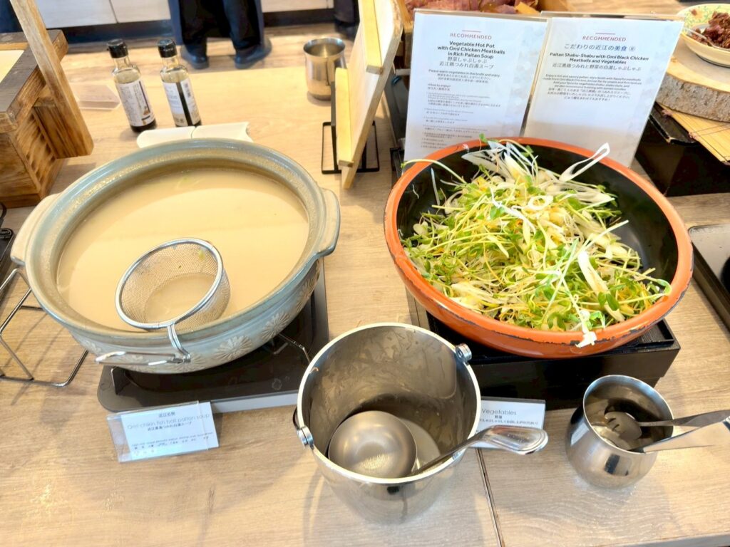 琵琶湖マリオットホテルの朝食レストラン「Grill&Dining G」の朝食ビュッフェ