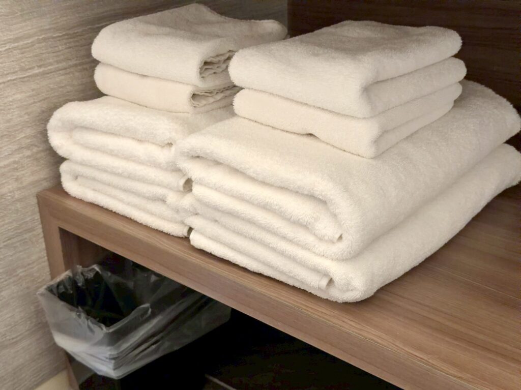 琵琶湖マリオットホテルの客室洗面バスルーム