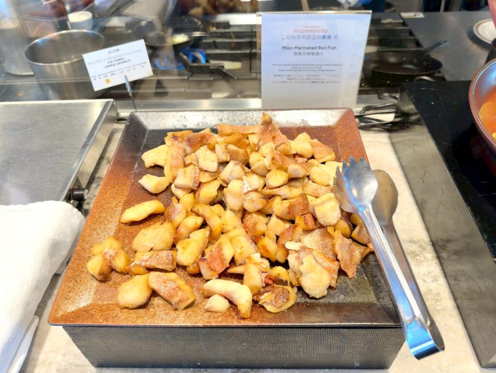 琵琶湖マリオットホテルの朝食レストラン「Grill&Dining G」の朝食ビュッフェ