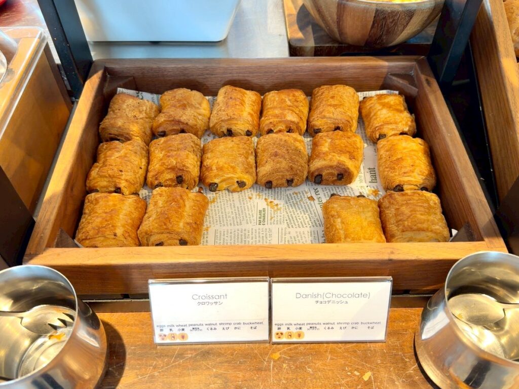 琵琶湖マリオットホテルの朝食レストラン「Grill&Dining G」の朝食ビュッフェ