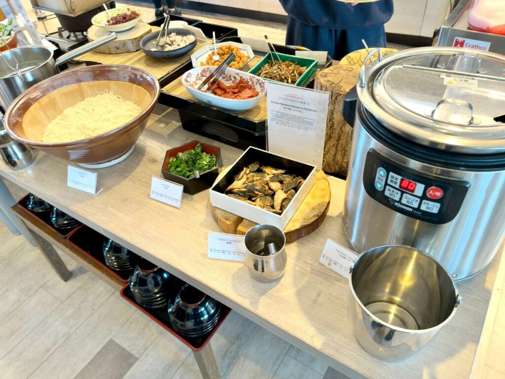 琵琶湖マリオットホテルの朝食レストラン「Grill&Dining G」の朝食ビュッフェ