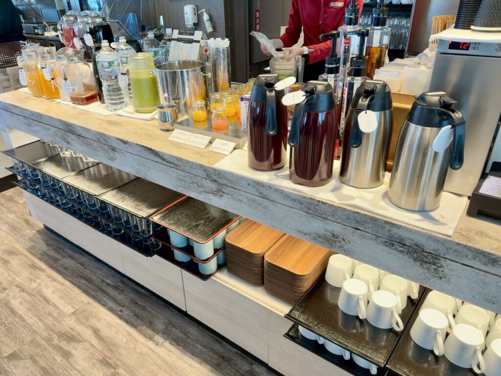 琵琶湖マリオットホテルの朝食レストラン「Grill&Dining G」の朝食ビュッフェ