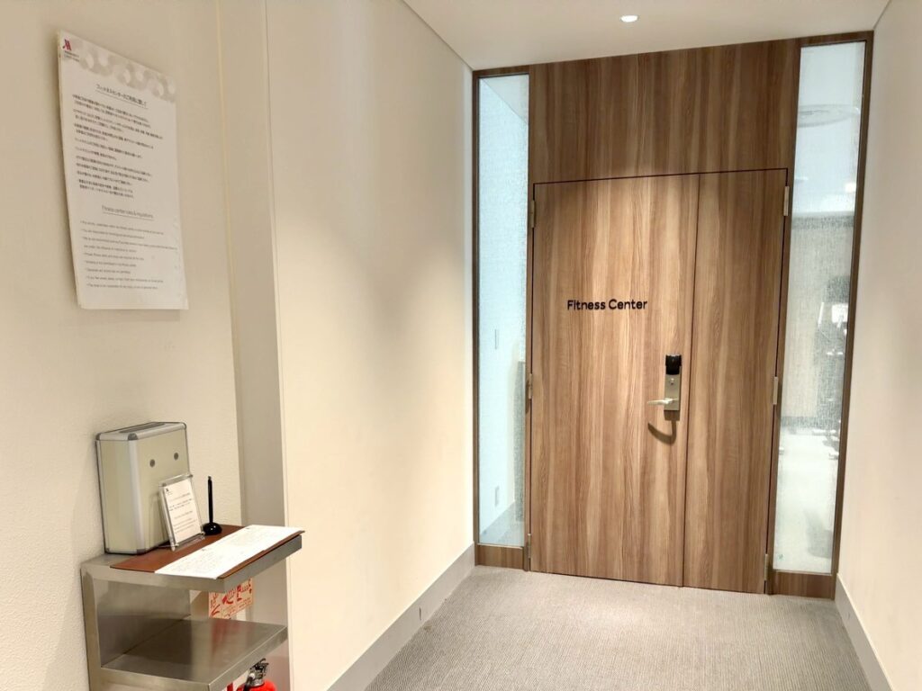 琵琶湖マリオットホテルのフィットネスセンター（ジム）