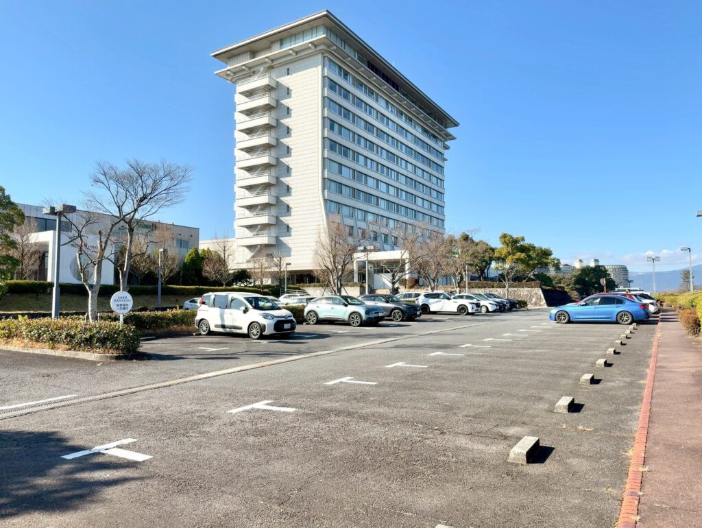 琵琶湖マリオットホテルの駐車場
