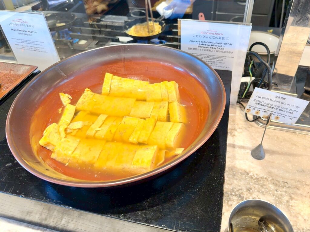 琵琶湖マリオットホテルの朝食レストラン「Grill&Dining G」の朝食ビュッフェ