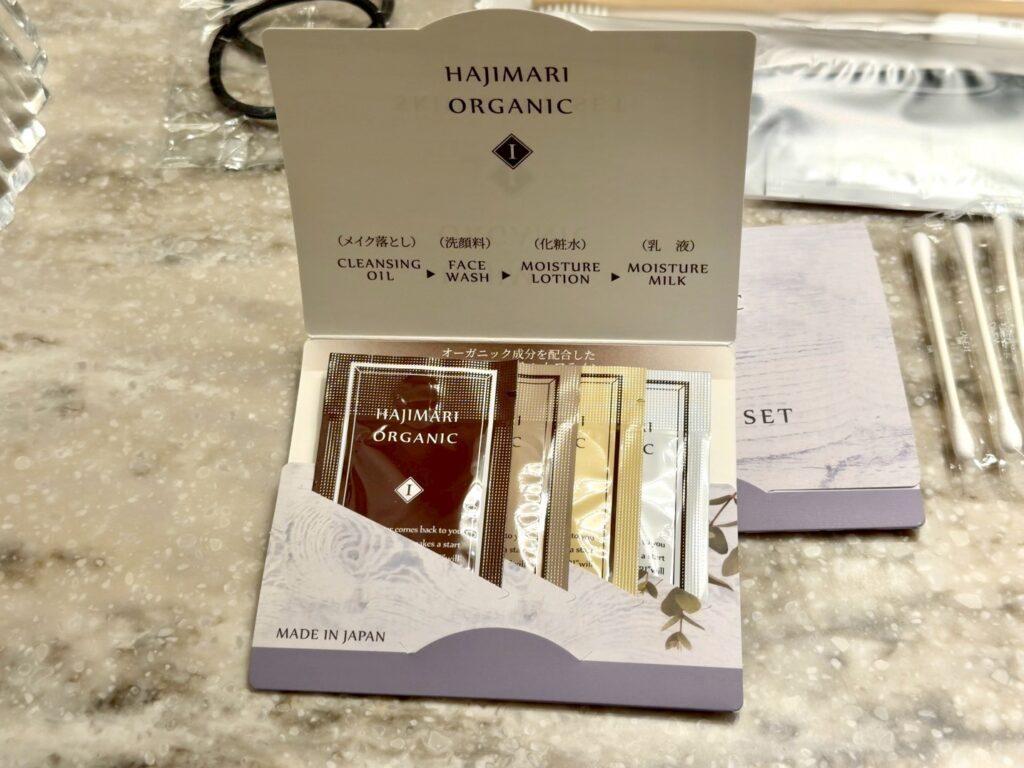 琵琶湖マリオットホテルの客室洗面アメニティ