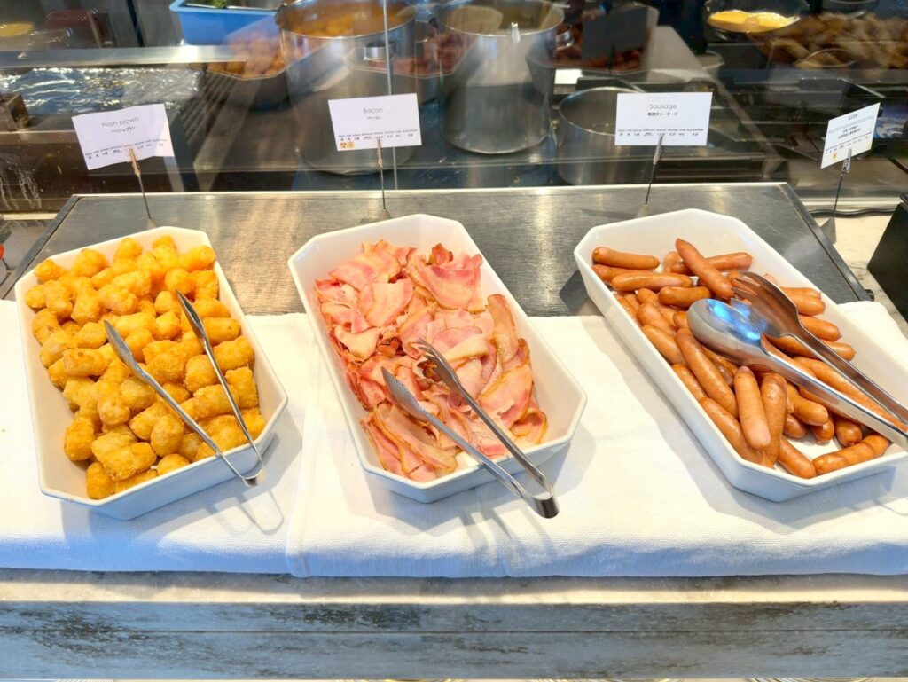 琵琶湖マリオットホテルの朝食レストラン「Grill&Dining G」の朝食ビュッフェ