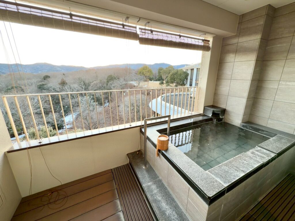 伊豆マリオットホテル修善寺の客室の客室露天風呂