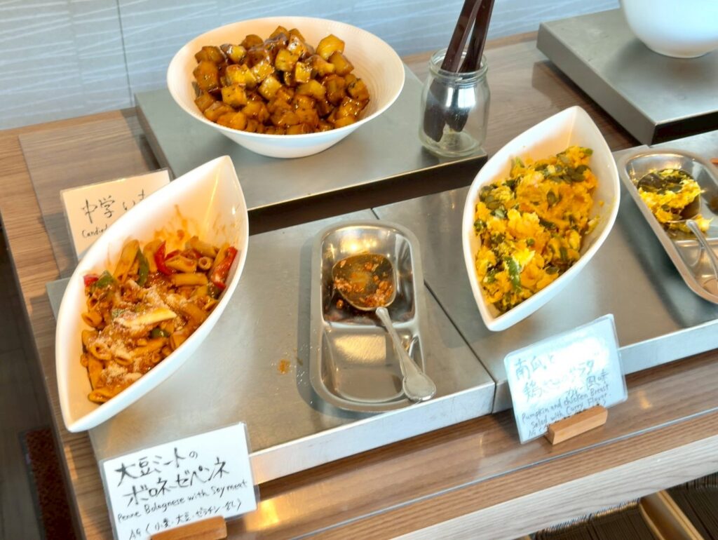 伊豆マリオットホテル修善寺のクラブラウンジの料理内容