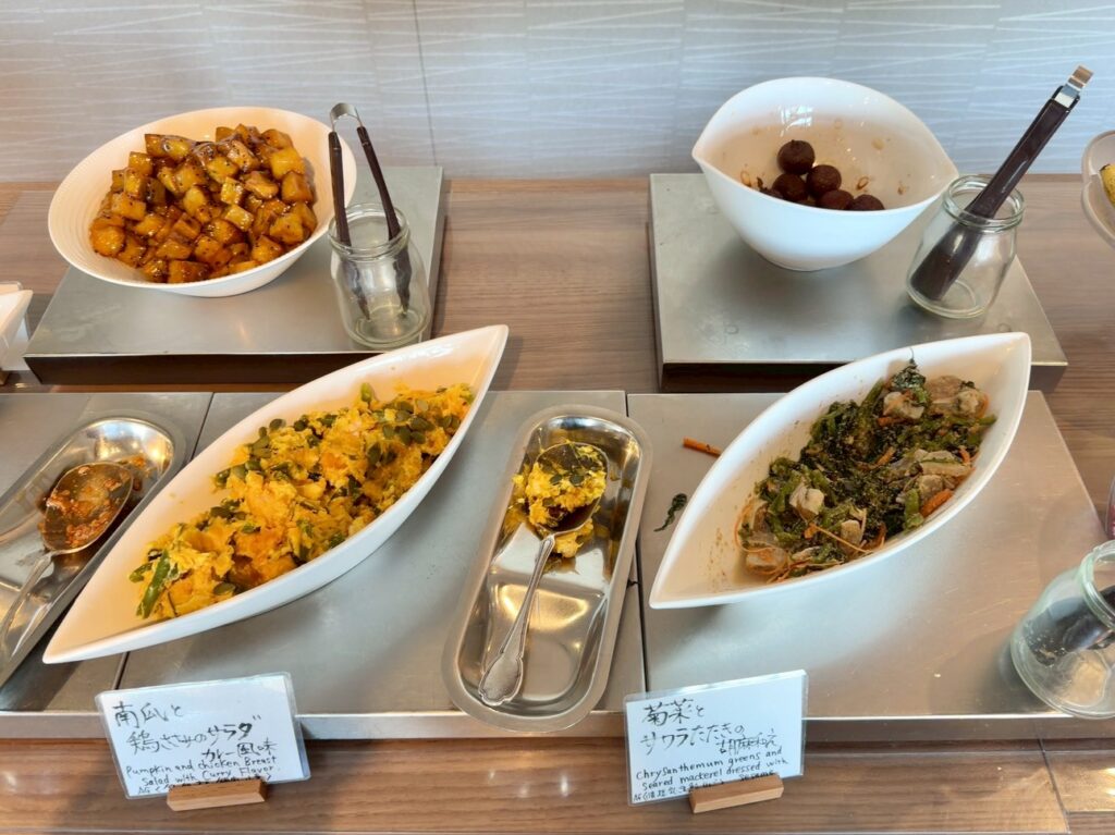 伊豆マリオットホテル修善寺のクラブラウンジの料理内容