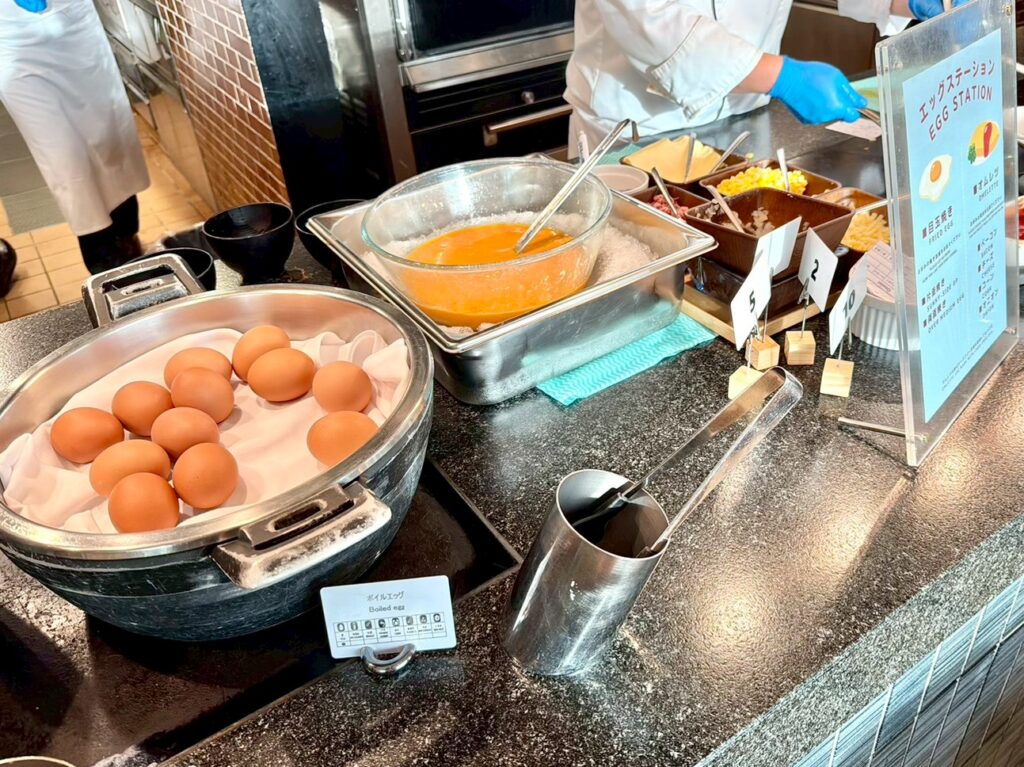 シェラトン鹿児島のレストラン「Daily Social」の朝食ビュッフェ（プラチナエリートの子連れ宿泊記ブログ）