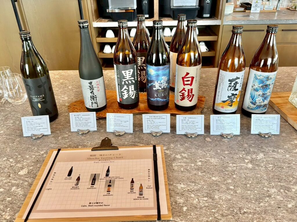 シェラトン鹿児島のクラブラウンジ(イブニングカクテルタイム)