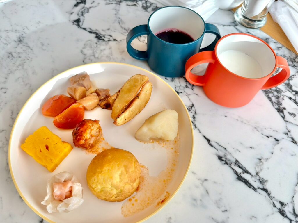 シェラトン鹿児島のレストラン「Daily Social」の朝食ビュッフェ（プラチナエリートの子連れ宿泊記ブログ）