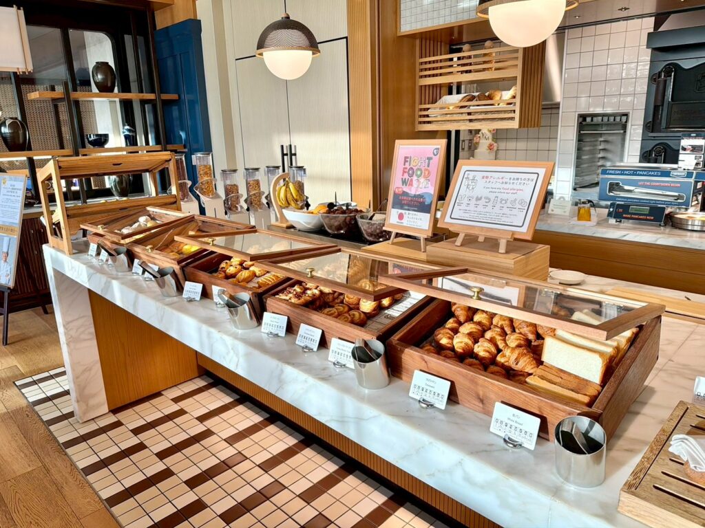 シェラトン鹿児島のレストラン「Daily Social」の朝食ビュッフェレビュー（プラチナエリートの子連れ宿泊記）