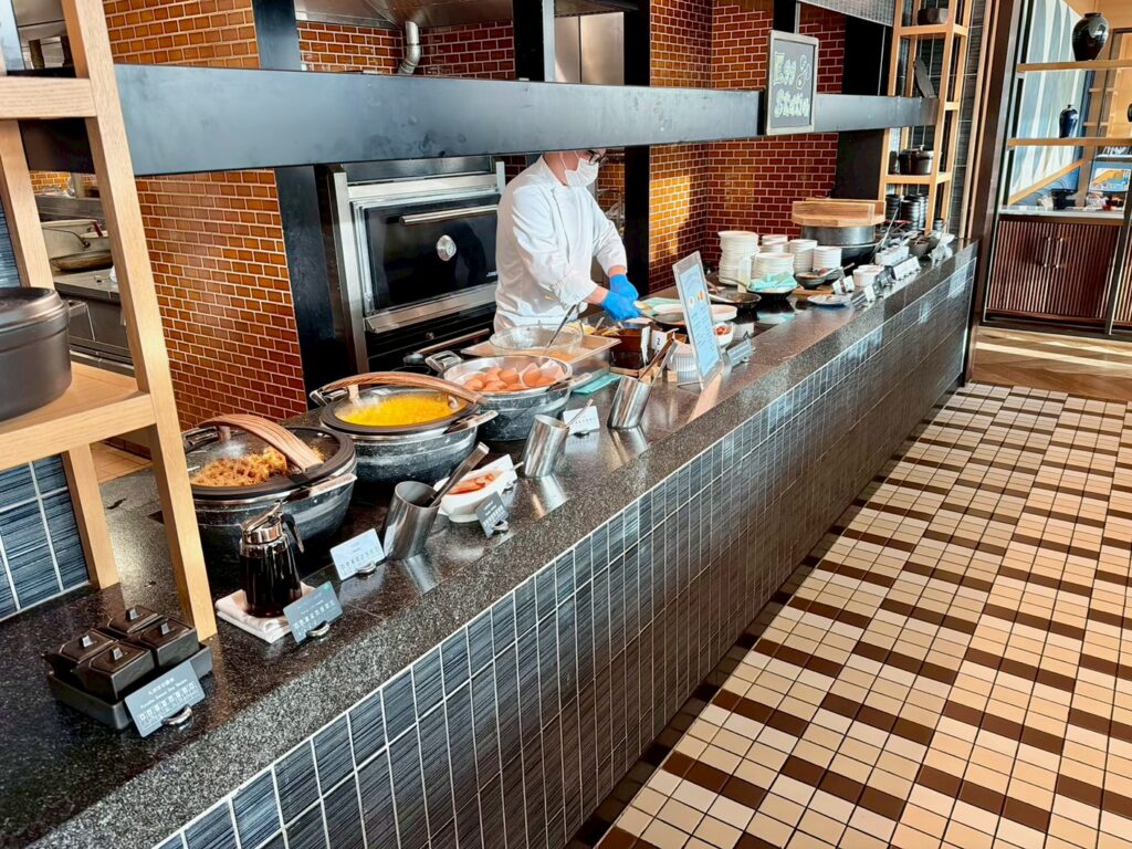 シェラトン鹿児島のレストラン「Daily Social」の朝食ビュッフェレビュー（プラチナエリートの子連れ宿泊記）