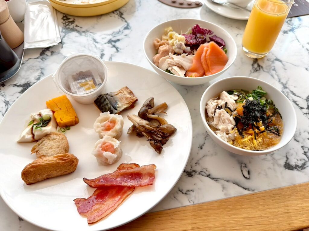 シェラトン鹿児島のレストラン「Daily Social」の朝食ビュッフェ（プラチナエリートの子連れ宿泊記ブログ）